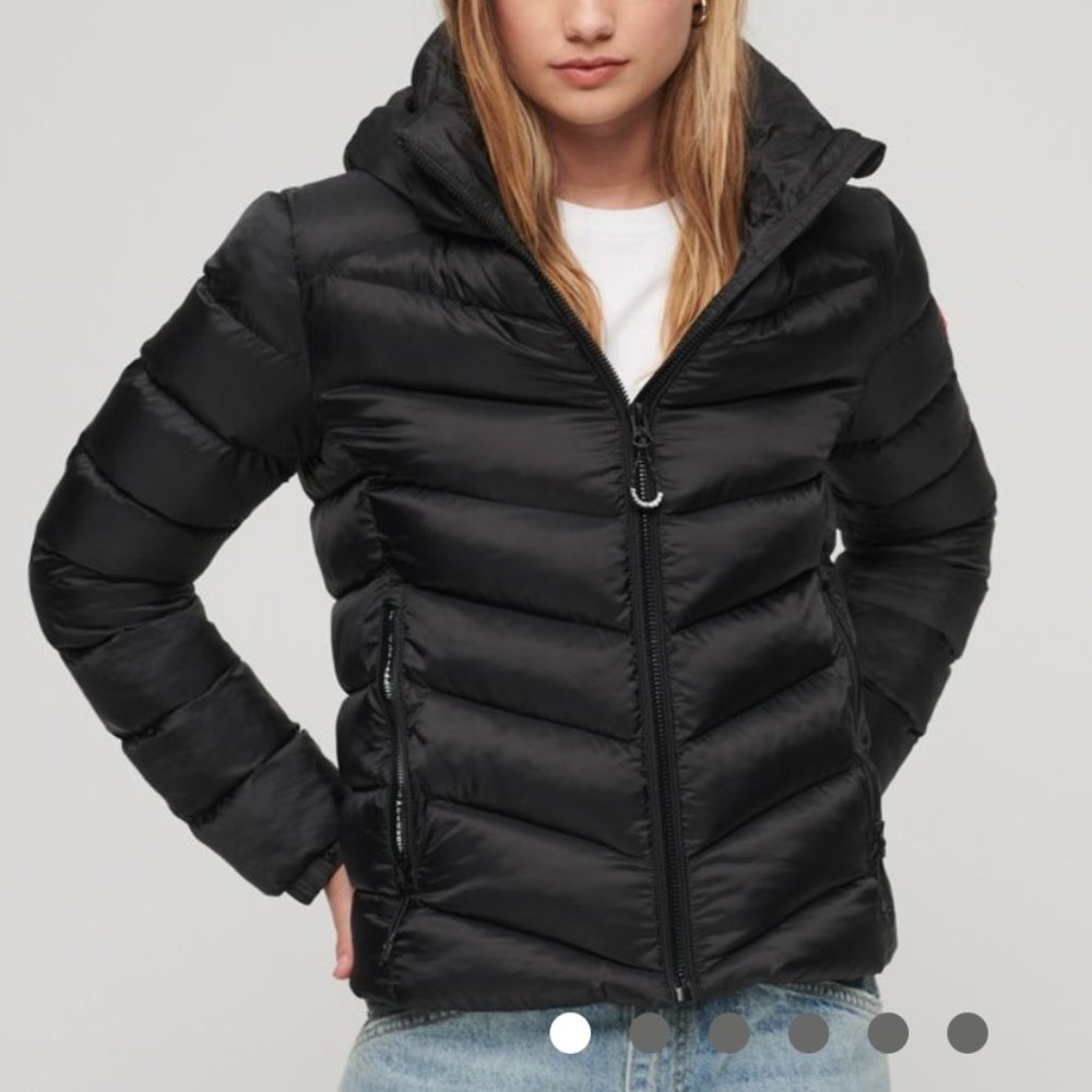 Superdry Puffer Jacket - Sz Small